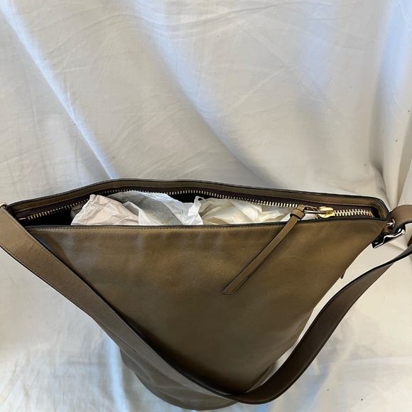 Coach Bleecker Leather Bag 32282 – Large Slouchy Bucket / Duffle – Olive Green - Picture 3 of 13